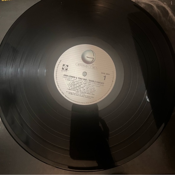 John Lennon & Yoko Ono Double Fantasy LP, 1980 US Pressing, Geffen Records, EX - Picture 5 of 8